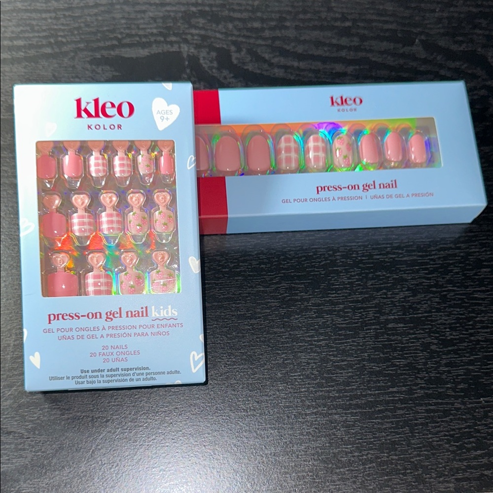Kleo Kolor Press-On Gel Nails - Matching Mommy & Me Set - NIB